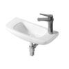 WB 3328B 1 EC3328B Gloss White Ceramic Basin 495x220x125mm