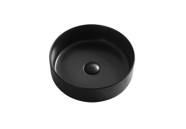 EC3535MK Matt Black Ceramic Basin 355x355x120mm