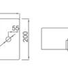 WB 4020W 2 EC4020WR Gloss White Ceramic Basin 400x200x105mm - Right