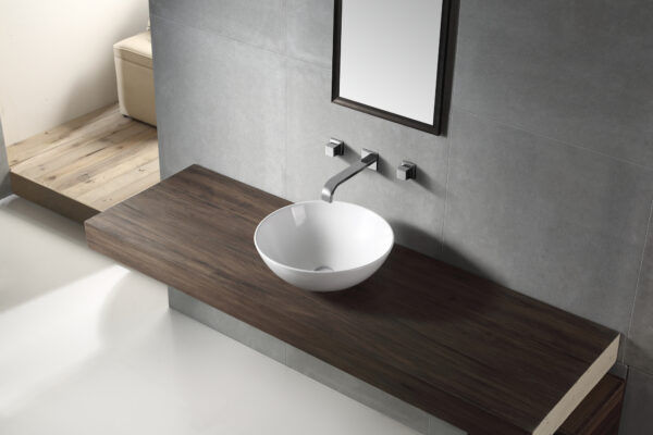 EC4030 Gloss White Ceramic Basin 400x400x155mm