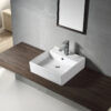 WB 4032 2 EC4032 Gloss White Ceramic Basin 460x460x150mm