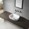 EC4632M Matte White Ceramic Basin 460x320x135mm