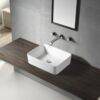 WB 4737 2 EC4737 Gloss White Ceramic Basin 475x365x130mm
