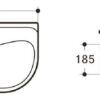 WB 5035W 3 EC5035W Gloss White Ceramic Basin 505x355x185mm
