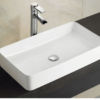 WB 6035B 2 EC6035B Gloss White Ceramic Basin 505x340x110mm