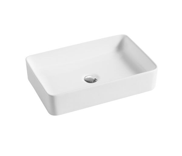 EC6035M Matte White Ceramic Basin 505x340x110mm
