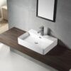 WB 6042 2 EC6042 Gloss White Ceramic Basin 600x420x130mm