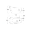 OS182 - Freestanding Bath 1500/1800mm