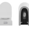 ZUMI ZERO 5 ZUMI ZERO Extra High Tornado Rimless Flush Toilet Suite