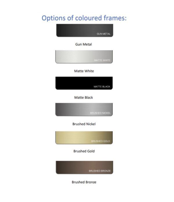 AU-LMCAN-500 Arched LED Mirror 500x900mm