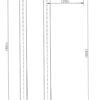 tfm-227drw ASL-227 Chrome Round Floor Mixer