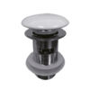 1 EC Basin Pop Up Waste - White Ceramic Finish