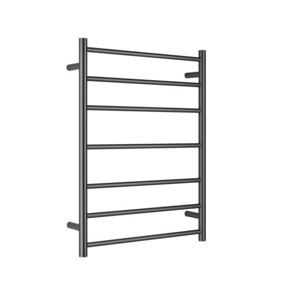 NRO19001GM Non Heated Towel Ladder Round Bar in Gun Metal 600mm