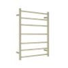 1 NRO19001BG Non Heated Towel Ladder Round Bar in Brushed Gold 600mm