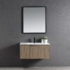 11 ECVIVO-750 Wooden Finish Wall Hung Vanity - 750x460mm