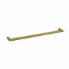111 Thermogroup 12V Single Bar Brushed Gold Heated Towel Rail Round DSR8BG 832mm