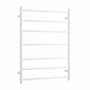 White Heated Towel Rack