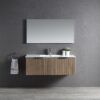 111 ECVIVO-1200 Wooden Finish Wall Hung Vanity - 1200x460mm