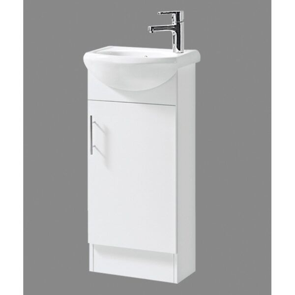 OSLK410 Compact Semi-Recessed Freestanding Vanity - 410x290x880mm