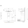 Johnson Suisse Emilia 550 Wall Basin