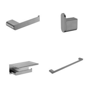 Gun Metal Bathroom Accessories