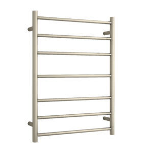 Brushed Nickel Heated Towel Rack