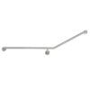 BR8570L Johnson Suisse CARE Grab Rail Angled 850x700mm (32×1.2) Left/Right Hand Side