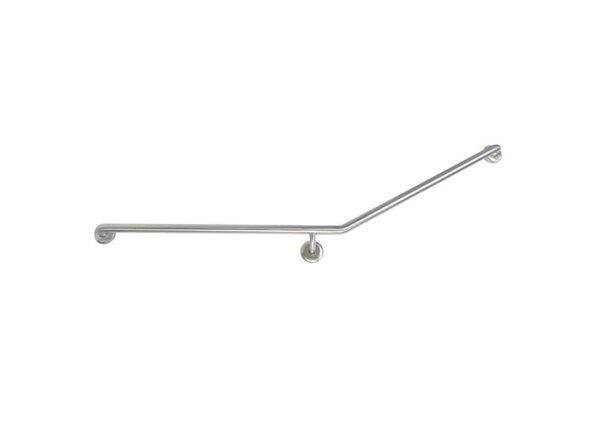 Johnson Suisse CARE Grab Rail Angled 850x700mm (32×1.2) Left/Right Hand Side