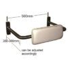 ECTPGRAB6016 MOBI CARE Disabled Toilet Back Rest with Cushion