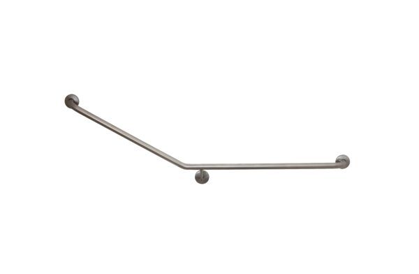 ECTPGRAB857L/R MOBI CARE Disabled Curved Grab Rail Stainless Steel Finish