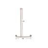 ECTPG19L 1 ECTPG19L/R MOBI CARE T Shape Shower Rail