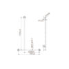 ECTPG19L 2 ECTPG19L/R MOBI CARE T Shape Shower Rail