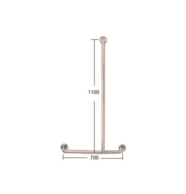 ECTPG19L/R MOBI CARE T Shape Shower Rail