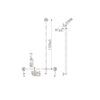 ECTPG19R 2 ECTPG19L/R MOBI CARE T Shape Shower Rail