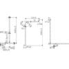 ECTPG22R 2 ECTPG22L/R MOBI CARE L Shape (with Extension) Shower Grab Rail