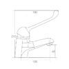 ECWT 6661D 2 ECWT6661D MOBI CARE Single Lever Basin Mixer
