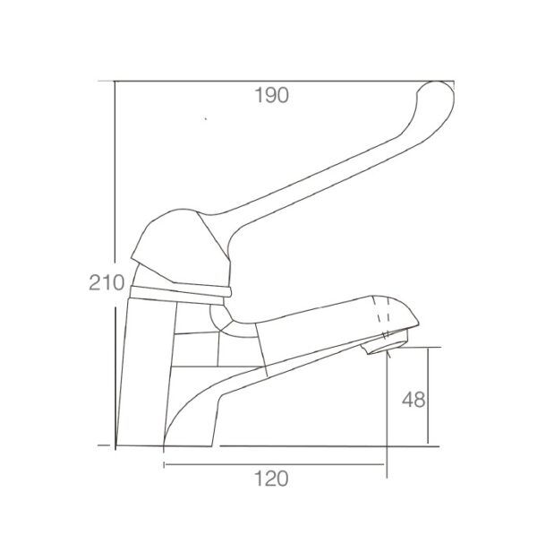 ECWT6661D MOBI CARE Single Lever Basin Mixer