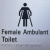 FEMALE AMB ECTPSIGN Braille Signs