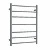 Thermogroup 240Volt Straight Gun Metal Heated Towel Rail Round SR44MGM 600mm