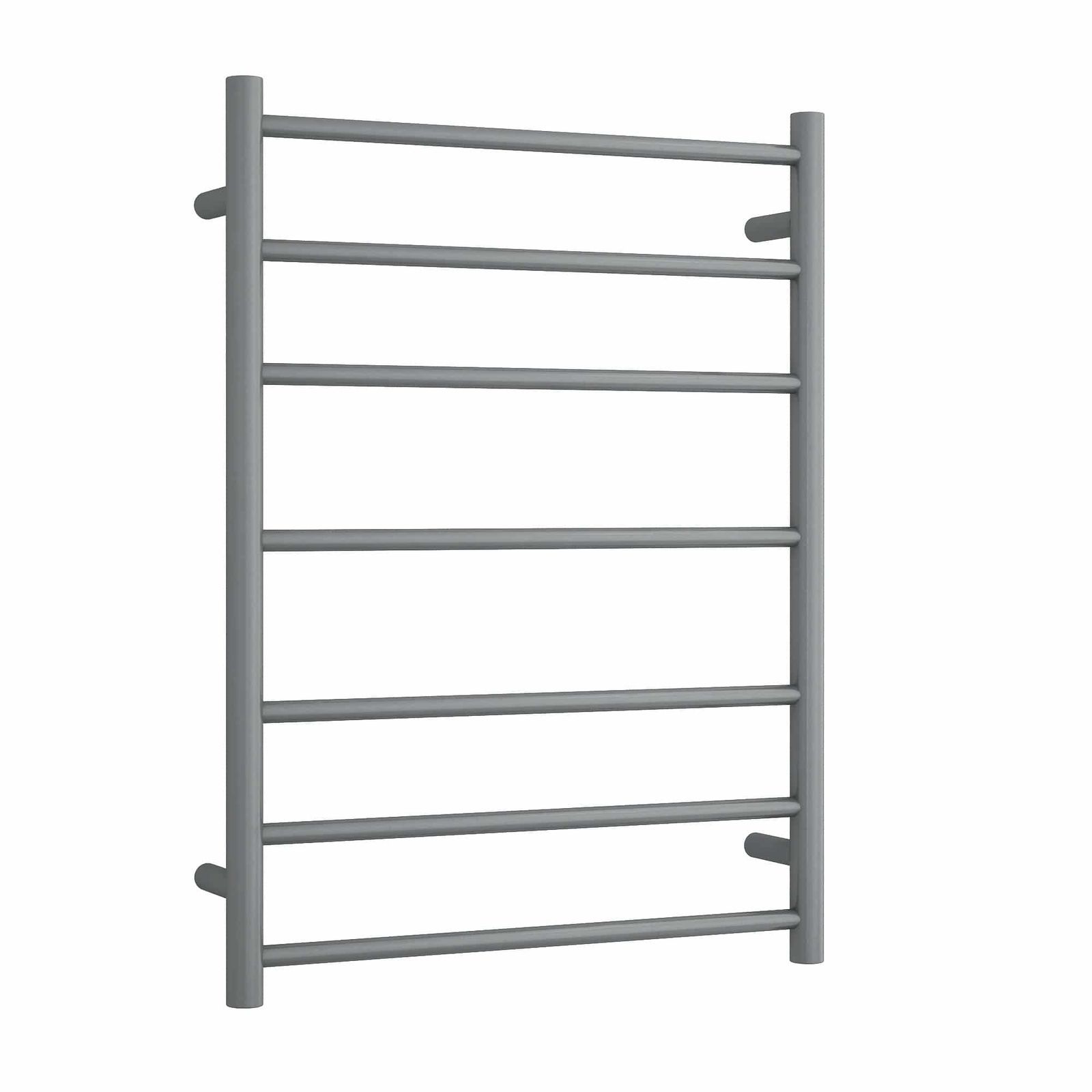 Thermogroup 240Volt Straight Gun Metal Heated Towel Rail Round SR44MGM 600mm