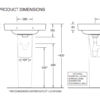 Weixin Screenshot_20230630092048 Johnson Suisse Quado Assist 550 Rectangular Wall Basin With Bottle Trap
