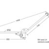 Weixin Screenshot_20230630134619 Johnson Suisse CARE Grab Rail Angled 850x700mm (32×1.2) Left/Right Hand Side