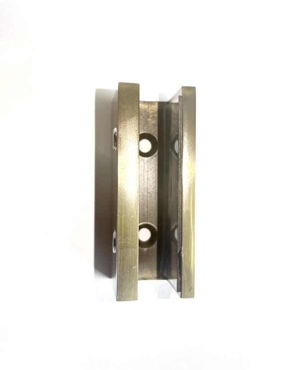 10mm Square Wall Bracket - Brushed Gold