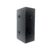 004 10mm Square Wall Bracket - Matt Black