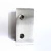 007 10mm Square Wall Bracket - Brushed Nickel