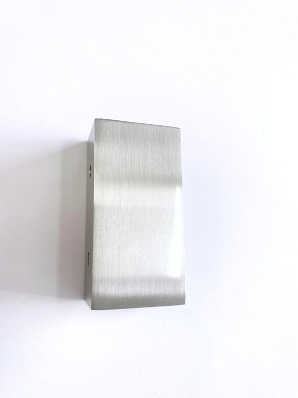 10mm Square Wall Bracket - Brushed Nickel