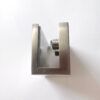 009 10mm Square Wall Bracket - Brushed Nickel