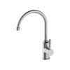 NRO69210602CH Chrome Kitchen Mixer Goosneck Spout With Metal Lever