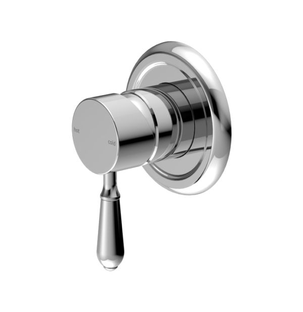 NRO69210902CH Chrome Shower Mixer with Metal Lever