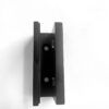 111 10mm Square Wall Bracket - Matt Black